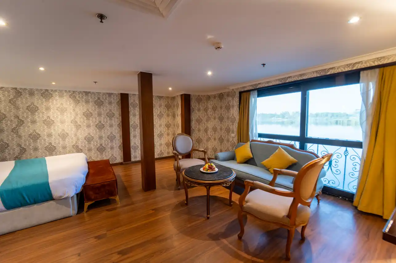 Cabin aboard the City and Sea Adonis Nile Cruise Nile cruise
